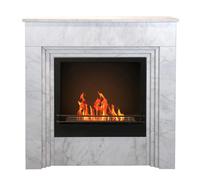 Camino Caminetto Bioetanolo Bellini Bianco Effetto Marmo musure L96x P35x H96 cm [EEK: A+]