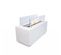 Divina Fire Camino a Bioetanolo da Terra per Interno Esterno Caravaggio Bianco L100xp40xh40 Cm