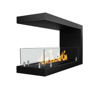 Camino a bioetanolo da incasso Trifacciale biocamino 3 Lati Dimensioni 90x30x h50 cm MARATEA 90 Potenza 3 kw Superficie riscaldata: fino a 30 mt2