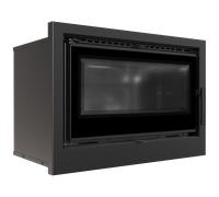 Camino a cassetta KRATKI ARKE 70 8 kW Ø 150 thermotec nero