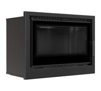 Camino a cassetta KRATKI ARKE 80 12kW Ø200 nero Ecodesign BImSchV 2 Caminetti