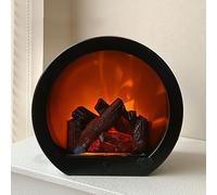 Camino a LED, funzionamento touch, caminetti elettrici con effetto fiamma, funzionamento USB e a batteria, camino simulazione camino da tavolo ornamento casa