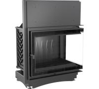 Camino a legna in ghisa KRATKI AMELIA DECO destra 21 kW Ø 200