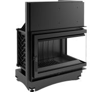 Camino a legna in ghisa KRATKI OLIWIA destra 16 kW Ø 200