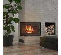 Camino a legna in ghisa KRATKI SIMPLE left 8 kW Ø 200