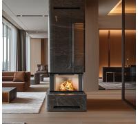 Camino a legna KRATKI REGNOR 800/400 8 kW Ø 200 trifacciale