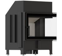 Camino a legna KRATKI ZIBI ECO 9,9 kW Ø 180 angolo destro, porta a chiusura