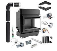 Camino Acqua Angolare KRATKI MAJA Destro 8 kW ∅180 Tubi + Accessori [EEK: A]