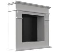 Camino Bioetanolo AUGUST TÜV Bianco - Auto-Assemblaggio, Alcol Etilico, Dimensioni 95x28x87 cm, 86 kg, Certificazione TÜV