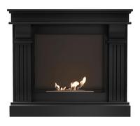 Camino Bioetanolo AUGUST TÜV Nero - Alimentato con BIOFUEL - Certificato ISO 9001:2015 e TÜV - Dimensioni 115x36x97.9 cm - Peso 67 kg - Colore Nero