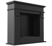 Camino Bioetanolo AUGUST TÜV Nero Auto-Assemblaggio - Ecologico, Sicurezza Certificata, 95x28x87 cm, 86 kg