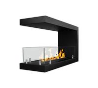 Camino a bioetanolo da incasso Trifacciale biocamino 3 Lati Dimensioni 90x30x h50 cm MARATEA 90 Potenza 3 kw Superficie riscaldata: fino a 30 mt2