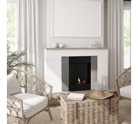 Camino Bioetanolo da Parete con Serbatoio da 0.7L e Copertura 20m², Acciaio, 72x11x72cm, Argento e Nero Description:Il camino a bioetanolo da parete HOMCOM è la scelta perfetta per avere nei tuoi spaz