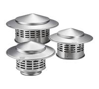 Camino Cappello, Cappuccio Copri Camino Rotondo, Comignolo Antivento Antipioggia, Cappello For Caminos Conico, Cappellos Antipioggia For Tetto Rotondo, 110mm (4.33 In)(160mm (6.30 in))