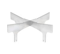 Camino con cenere rimovibile senza fumo braciere portatile in acciaio inox mini braciere con per esterni per legno per campeggio (B)