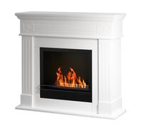 Camino da pavimento in legno CAMBRIDGE Bianco 110x36xH100