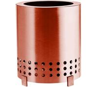 Camino da tavolo portatile, Mini braciere da tavolo for esterni con supporto, braciere in acciaio inossidabile, piccola stufa a legna for campeggio(Red)