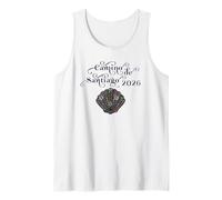 Camino de Santiago 2026 Floral Scallop Shell Pilgrim Spain Canotta