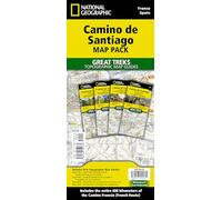 Camino de Santiago - Camino Frances Map Pack Bundle - 4 map pack for the whole route