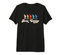 Camino de Santiago de Compostela Pellegrini Souvenir Spagna Maglietta Premium