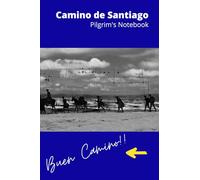 Camino de Santiago Pilgrim’s Notebook: A compact 4x6 walking journal with stage notes, route planning, packing lists, albergue references, and fellow pilgrim contacts.