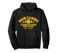 "Camino del Norte" El Camino de Santiago Felpa con Cappuccio