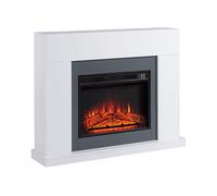 Camino Elettrico a 2 Modalità HOMCOM IT820-227V90, Bianco