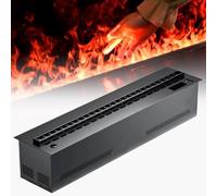 Camino Elettrico A Vapore Acqueo 3D Con Fiamma Atomizzata Multicolore, App Intelligente E Controllo Touch, Design Da Incasso Ultrasottile(100CM/39.37IN)