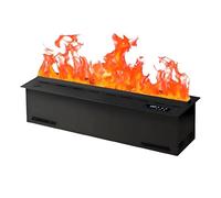 Camino elettrico a vapore con 16 milioni di colori di fiamma, touch screen e telecomando per una migliore atmosfera domestica