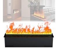 Camino elettrico con fiamma realistica 3D a vapore acqueo, umidificatore decorativo regolabile per casa e ufficio, nessuna funzione di riscaldamento