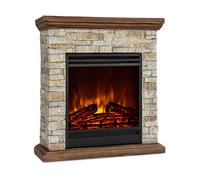 Klarstein Lienz 1800W 60cm Camino elettrico con cornice Marrone Chiaro