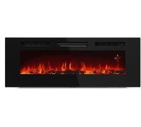 Galeras Smart - Caminetto elettrico | 2 livelli di calore | 16-30 °C | Effetto fiamma a LED | Compatibile con IOT