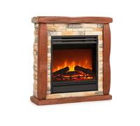 Camino Elettrico KLARSTEIN Lienz, 2 livelli di calore, Telecomando, Marrone