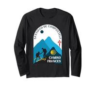 Camino Frances Coppia Pellegrini Santiago de Compostela 2026 Maglia a Manica