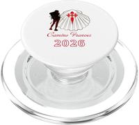 Camino Frances Santiago Compostela 2026 Madonna Pellegrina PopSockets PopGrip per MagSafe