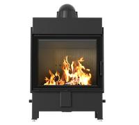 Camino in acciaio KRATKI LUCY 15 kW Ø 200 thermotec nero