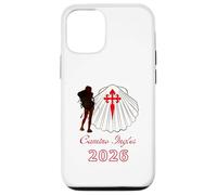 Camino Ingles Santiago Compostela 2026 Lady Pilgrim Custodia per iPhone 12/12 Pro