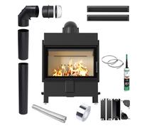 Camino KRATKI LUCY 14 kW Ø200 Ecodesign Kit Tubi Luft con Chiusura