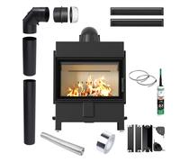 Camino KRATKI LUCY 14 kW Ø200 Ecodesign Set di tubi Luft