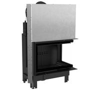 Camino KRATKI MBA destra 17 kW Ø 200 porta sollevabile thermotec