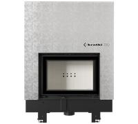 Camino KRATKI MBM 10 kW Ø 200 porta sollevabile