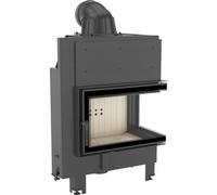 Camino KRATKI MBM destra 10 kW Ø 200 porta a chiusura automatica