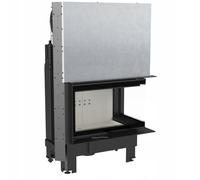 Camino KRATKI MBM destra 10 kW Ø 200 porta sollevabile porta a chiusura