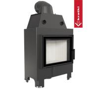 Camino MBM sinistra 10 kW Ø 200 porta sollevabile porta a chiusura automatica