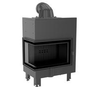 Camino MBM sinistra 10 kW Ø 200 vetro piegato thermotec