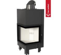 Camino KRATKI MBN destra 8 kW Ø 200 porta a chiusura
