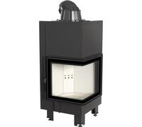 Camino KRATKI MBN destra 8 kW Ø 200 porta a chiusura automatica