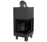 Camino MBN destra 8 kW Ø 200 thermotec nero [EEK: A]