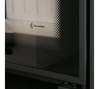 Camino KRATKI MBN sinistra 10 kW Ø 200 porta a chiusura automatica