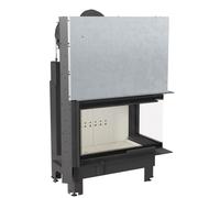 Camino MBO destra 15 kW Ø 200 porta sollevabile porta a chiusura automatica